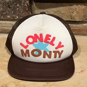Lonely Monty Trucker Hat Brown, White, Pink, Blue from Lonely Ghost
